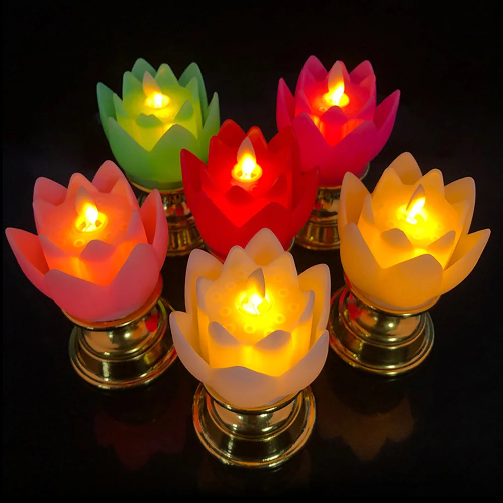 Decorative Lighting 8*8*14cm LED Candle Lamp Colorful Lotus Lamp Decoration Colorful Decoration Meditation Ornament
Decorative Lighting 8*8*14cm LED Candle Lamp Colorful Lotus Lamp Decoration Colorful Decoration Meditation Ornament