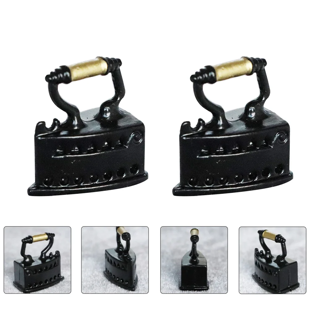 2 PCS House Iron Mini Decor Alloy Crafts Model Sewing Scene Accessories Retro Miniature Steam The
2 PCS House Iron Mini Decor Alloy Crafts Model Sewing Scene Accessories Retro Miniature Steam The