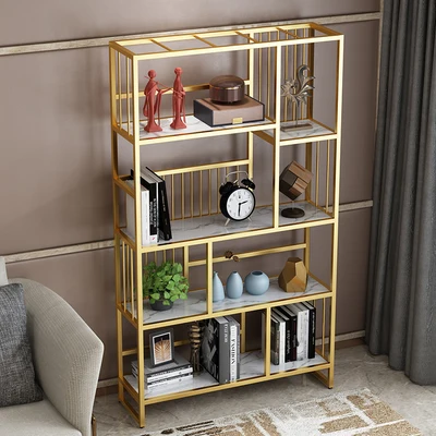 yy-Light Luxury Wrought Iron Shelf Storage Bookshelf Living Room Partition Screen Floor Office Beauty Shop Decoration
yy-Light Luxury Wrought Iron Shelf Storage Bookshelf Living Room Partition Screen Floor Office Beauty Shop Decoration