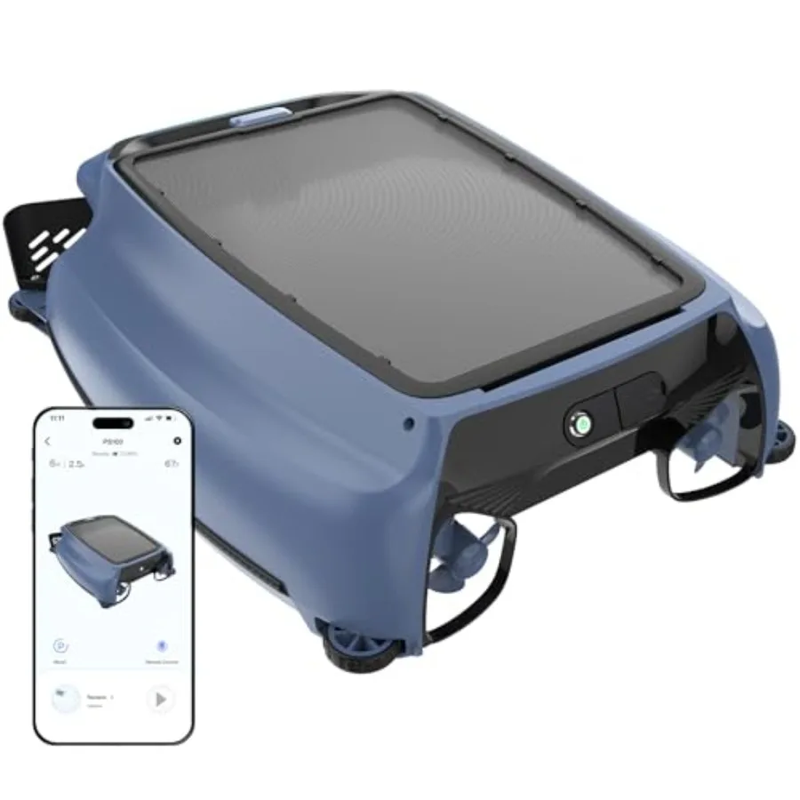 Solar pool skimmer robot for inground above ground pools: ABS plastic, black, active solar tracking + 24/7 cleaning + 6L basket
Solar pool skimmer robot for inground above ground pools: ABS plastic, black, active solar tracking + 24/7 cleaning + 6L basket