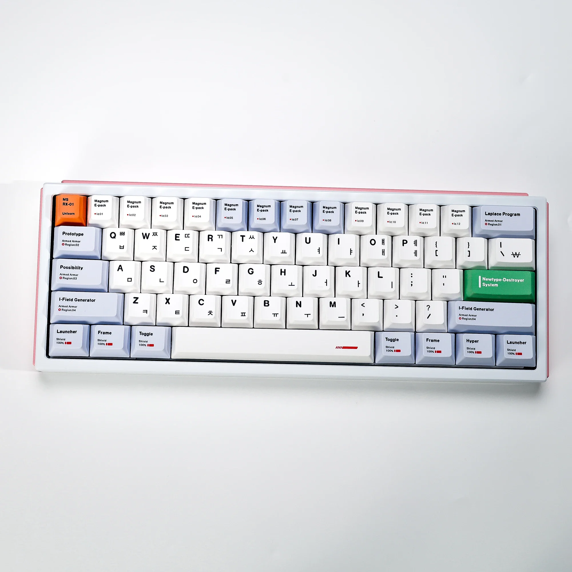 KBDiy 139 Keys/Set PBT Keyboard Korean Keycap Cherry Profile RX-0 Keycaps Custom for 61/68/84/87/100/104/108 keys
KBDiy 139 Keys/Set PBT Keyboard Korean Keycap Cherry Profile RX-0 Keycaps Custom for 61/68/84/87/100/104/108 keys