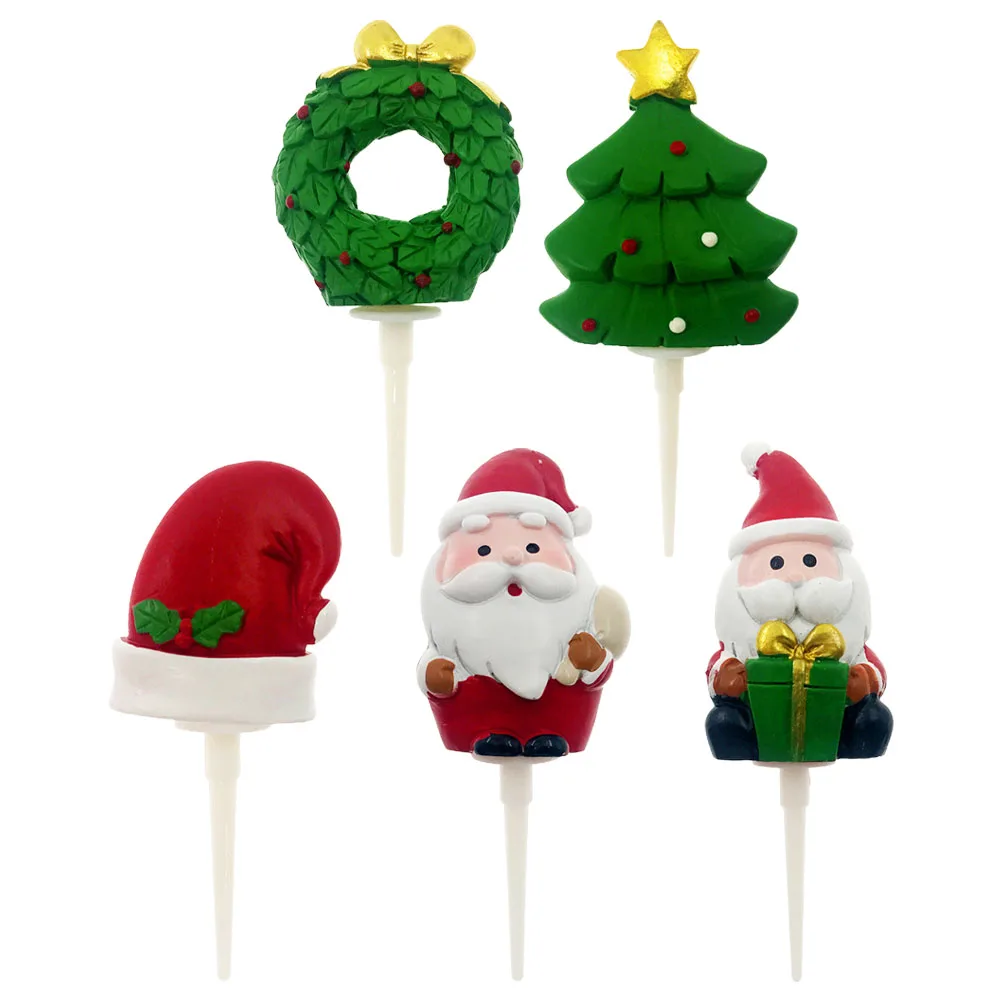 5Pcs Santa Claus Decoration Lovely Cartoon Cake Toppers for Christmas Party Cupcake Decorations Premium Material
5Pcs Santa Claus Decoration Lovely Cartoon Cake Toppers for Christmas Party Cupcake Decorations Premium Material