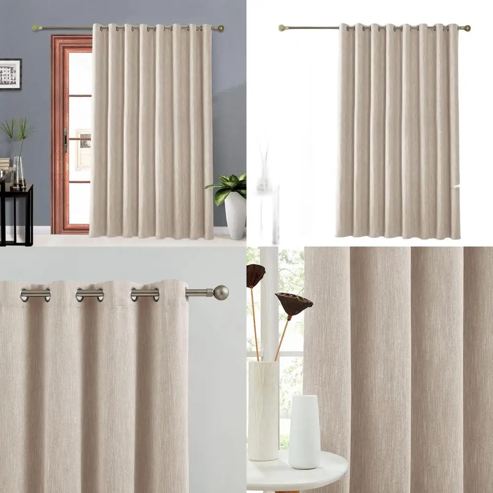 Стильные бежевые 100x96 дюймов термоизолированные шторы с люверсами для раздвижных дверей, гостиной, 1 панель
Стильные бежевые 100x96 дюймов термоизолированные шторы с люверсами для раздвижных дверей, гостиной, 1 панель