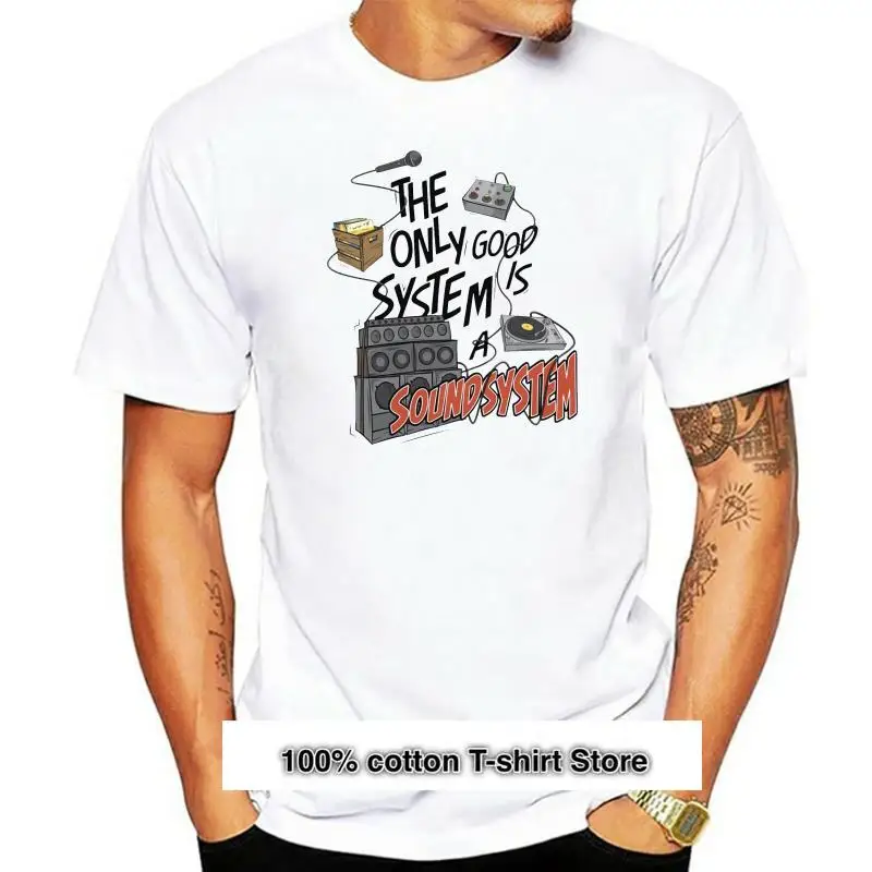 Camiseta de música The Only Good System Is A Soundsystem Dub Culture, ropa deportiva Reggae, camiseta
Camiseta de música The Only Good System Is A Soundsystem Dub Culture, ropa deportiva Reggae, camiseta