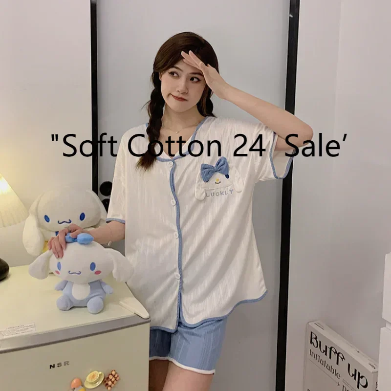 Новый летний милый и милый пижамный комплект Sanrio, домашняя одежда для собак Yugui, домашняя одежда Sanrio, шорты с короткими рукавами, пижамы для собак Yugui
Новый летний милый и милый пижамный комплект Sanrio, домашняя одежда для собак Yugui, домашняя одежда Sanrio, шорты с короткими рукавами, пижамы для собак Yugui