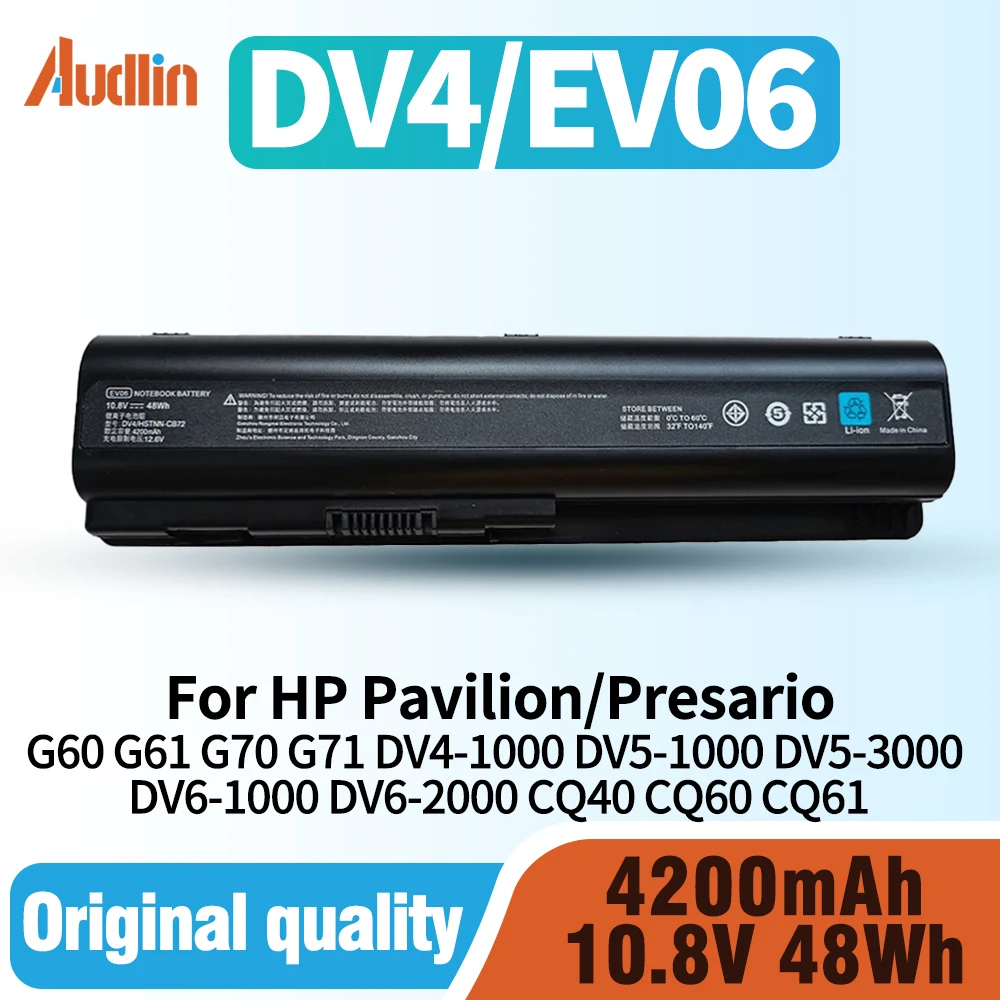 EV06 484170-001 Замена аккумулятора для ноутбука HP G60 G61 G70 G71 Pavilion DV4-1000 DV5-1000 DV5-3000 DV6-1000 DV6-2000 Compaq Presario CQ40 CQ60 CQ61 Series ноутбук 10,8 В
EV06 484170-001 Замена аккумулятора для ноутбука HP G60 G61 G70 G71 Pavilion DV4-1000 DV5-1000 DV5-3000 DV6-1000 DV6-2000 Compaq Presario CQ40 CQ60 CQ61 Series ноутбук 10,8 В