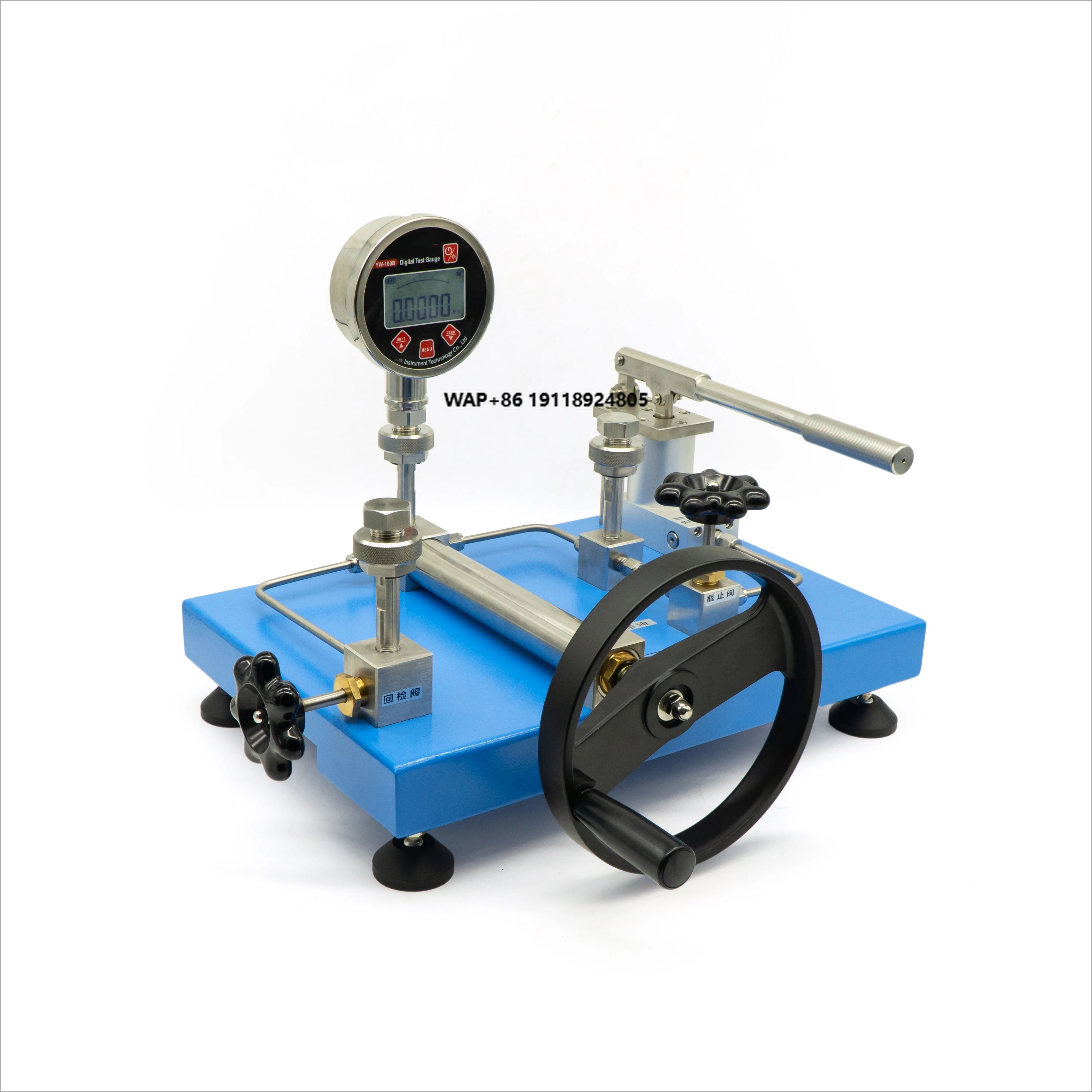 Desktop Air Pressure Vacuum Calibration Pump Pressure Gauge Calibrator Desktop Pneumatic Pressure Calibrator Pump
