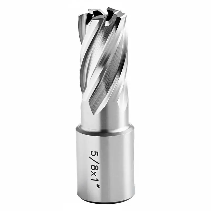 Annular Cutter Set, 5 pcs Weldon Shank Mag Drill Bits Kit, 1" Cutting Depth, 1/2", 5/8", 1" Cutting Diameter, HSS, 3 Drill Bits with 2 Pilot Pins and 3 Plastic Cases, for Magnetic Drills, Steel
Annular Cutter Set, 5 pcs Weldon Shank Mag Drill Bits Kit, 1" Cutting Depth, 1/2", 5/8", 1" Cutting Diameter, HSS, 3 Drill Bits with 2 Pilot Pins and 3 Plastic Cases, for Magnetic Drills, Steel