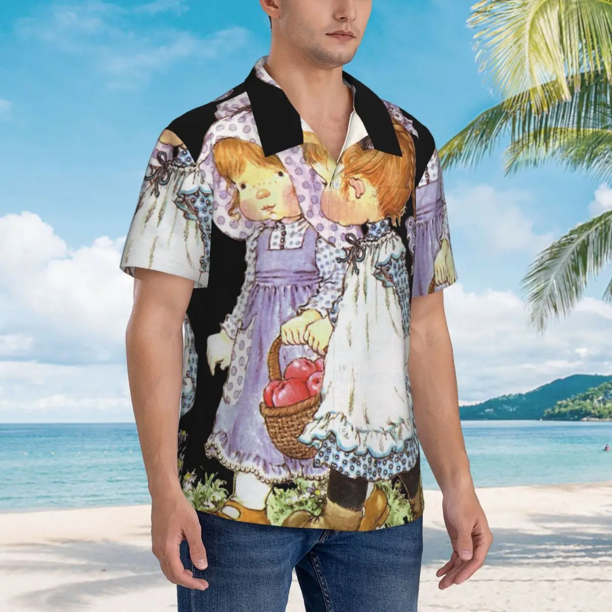 Sarah Kay Girl Hawaiian Shirts Casual Men Short Sleeve Shirt for Summer Beach Men's Lapel Tops
Sarah Kay Girl Hawaiian Shirts Casual Men Short Sleeve Shirt for Summer Beach Men's Lapel Tops