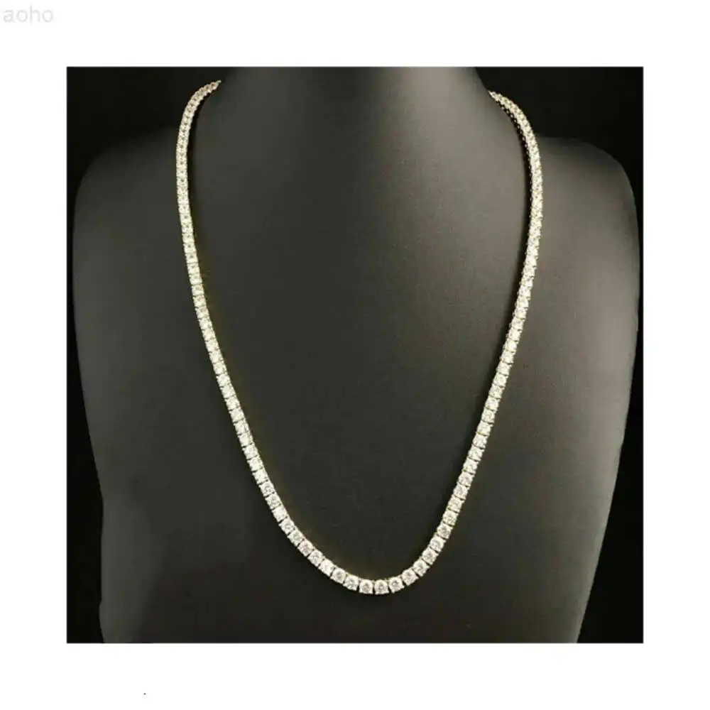 Arrival Tennis Chain Vvs Moissanite Diamond Stubbed 925 Sterling Silver White Gold Plated
Arrival Tennis Chain Vvs Moissanite Diamond Stubbed 925 Sterling Silver White Gold Plated