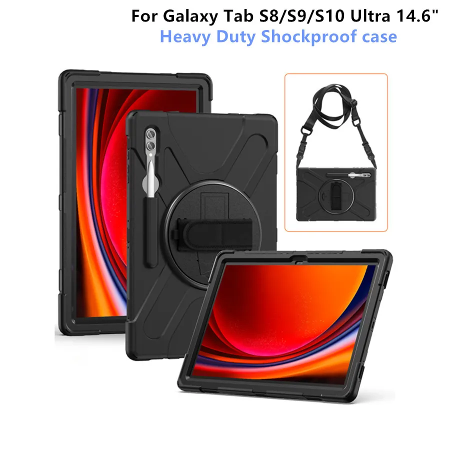 For Samsung Galaxy Tab S10 Ultra 14.6 SM-X920 X926 Kids Case Shockproof Tablet Cover for Tab S8 Ultra S9 Ultra 14.6" Case Funda
For Samsung Galaxy Tab S10 Ultra 14.6 SM-X920 X926 Kids Case Shockproof Tablet Cover for Tab S8 Ultra S9 Ultra 14.6" Case Funda
