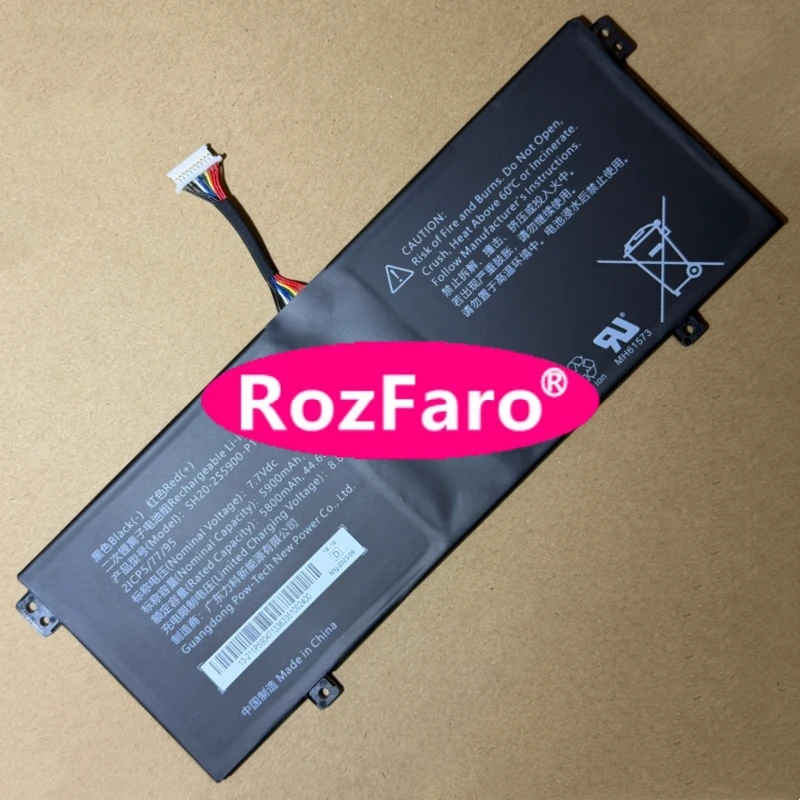 Аккумулятор для ноутбука RozFaro для ECS SG20AN1 SG20-2S5900-P1P1 7.7V 45.43Wh 5900mAh для ноутбука ECS Elitegroup SG20AN2 11.6 дюймов
Аккумулятор для ноутбука RozFaro для ECS SG20AN1 SG20-2S5900-P1P1 7.7V 45.43Wh 5900mAh для ноутбука ECS Elitegroup SG20AN2 11.6 дюймов