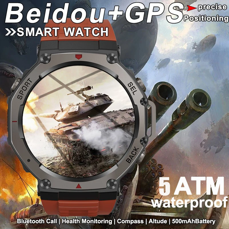 2025 Военные встроенные 6-частотные спутниковые GPS водонепроницаемые умные часы 1,46 дюйма HD AMOLED Спорт на открытом воздухе Фитнес Смарт-часы для мужчин
2025 Военные встроенные 6-частотные спутниковые GPS водонепроницаемые умные часы 1,46 дюйма HD AMOLED Спорт на открытом воздухе Фитнес Смарт-часы для мужчин