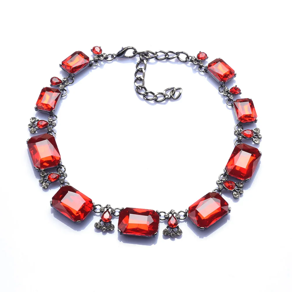 2025 New Fashion Red Champagne Glass Crystal Choker Necklace Women Europe America Statement Necklace Jewelry
2025 New Fashion Red Champagne Glass Crystal Choker Necklace Women Europe America Statement Necklace Jewelry