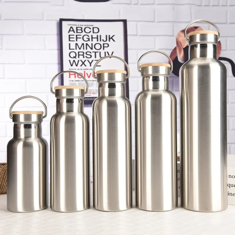 Stainless Steel Thermos Double Wall Vacuum Insulated Travel Water Bottles Flask Cup with Bamboo Lid Biking Camping Hiking Kettle
Stainless Steel Thermos Double Wall Vacuum Insulated Travel Water Bottles Flask Cup with Bamboo Lid Biking Camping Hiking Kettle