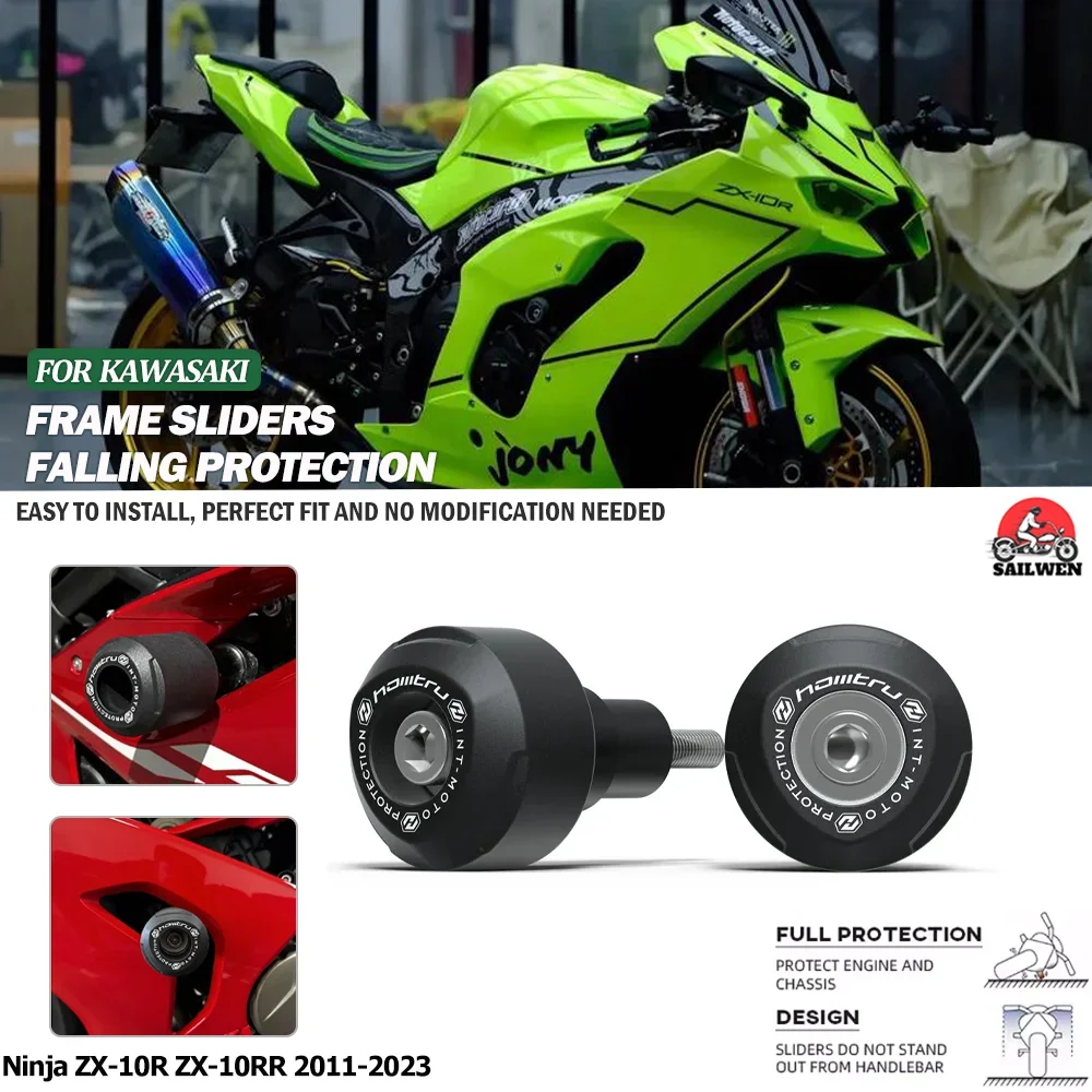Мотоциклетные ползунки с ЧПУ, защитный обтекатель, защита от падения для Kawasaki Ninja ZX-10R ZX-10RR 2011-2023
Мотоциклетные ползунки с ЧПУ, защитный обтекатель, защита от падения для Kawasaki Ninja ZX-10R ZX-10RR 2011-2023