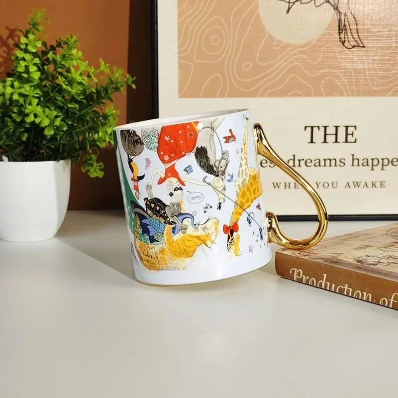 Large Capacity Bone China Mug European Style Afternoon Tea Set Ceramic Water Cup Elegant Tableware for Home Restaurant
Large Capacity Bone China Mug European Style Afternoon Tea Set Ceramic Water Cup Elegant Tableware for Home Restaurant