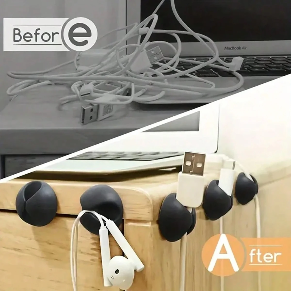 Office Desk Cable Organizer round Data Cable Storage Holder Wire Clip Cord Manager Fixed Tidy Office Supplies
Office Desk Cable Organizer round Data Cable Storage Holder Wire Clip Cord Manager Fixed Tidy Office Supplies