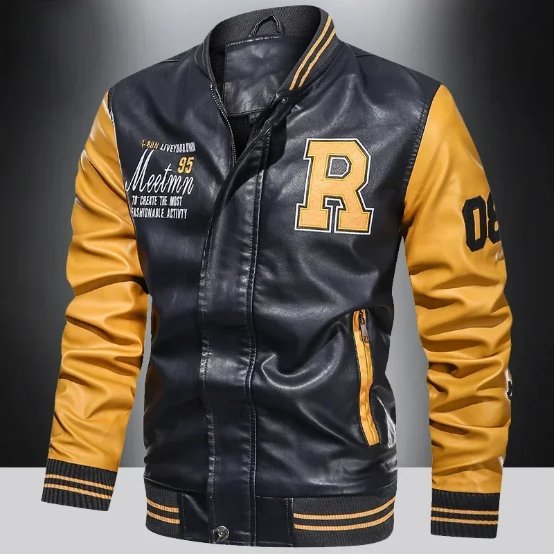Spring Autumn Men's Motorcycle Leather Jacket Motorcoss Jacket Waterproof Moto PU Leather Jacket Motorcycle Casual Wear Jackets
Spring Autumn Men's Motorcycle Leather Jacket Motorcoss Jacket Waterproof Moto PU Leather Jacket Motorcycle Casual Wear Jackets