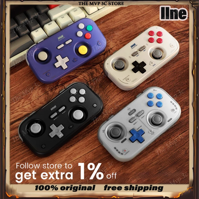 Новинка 2025 года, IINE, ретро-карта, геймпад, индивидуальный мини-портативный Bluetooth-проводной двухрежимный игровой контроллер, джойстик, костюм для Switch 2
Новинка 2025 года, IINE, ретро-карта, геймпад, индивидуальный мини-портативный Bluetooth-проводной двухрежимный игровой контроллер, джойстик, костюм для Switch 2
