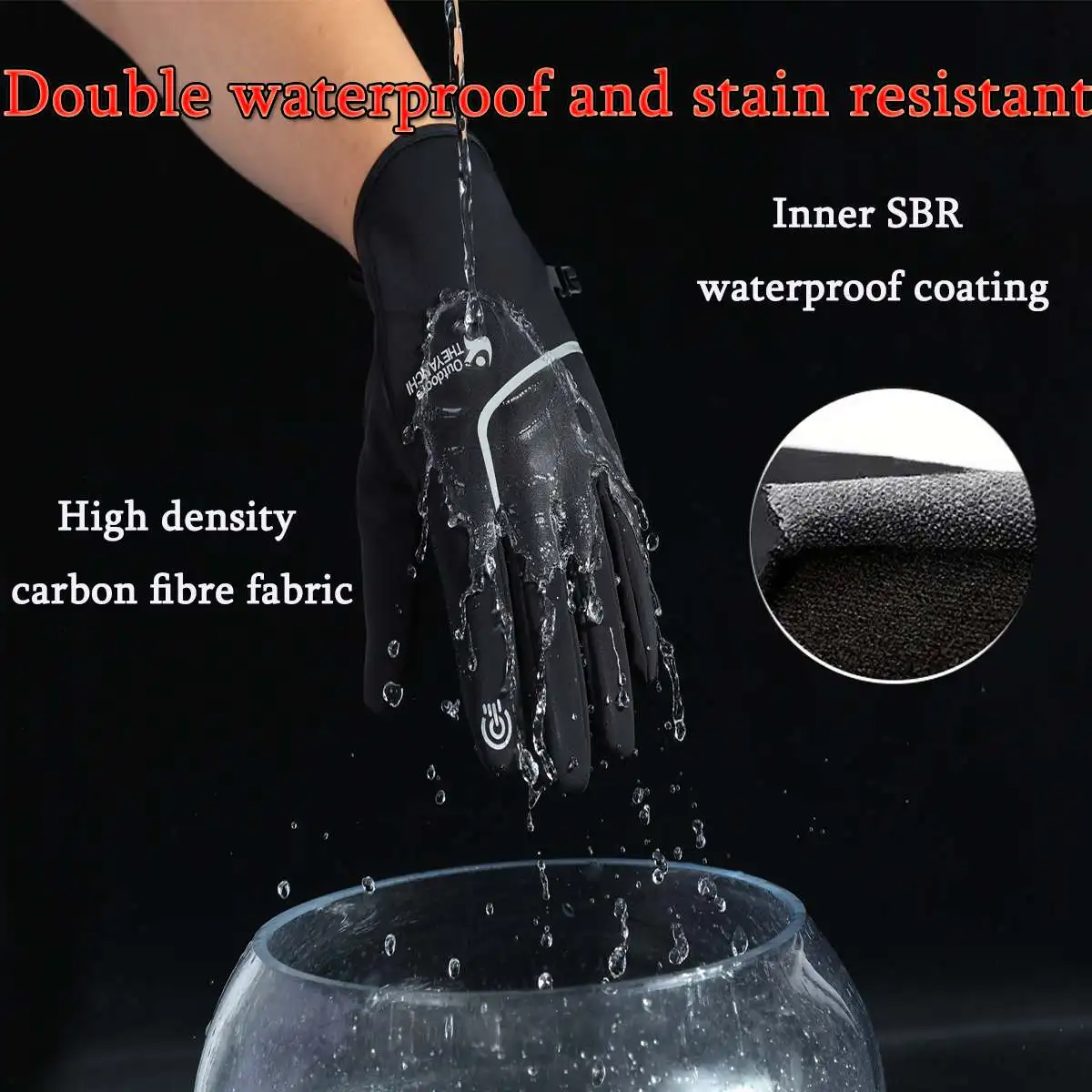 Windproof Waterproof Antiskid Motorcycle Winter Warm Gloves Touch Screen Outdoor Sports Gloves Cycling Gloves Velvet ski Gloves
Windproof Waterproof Antiskid Motorcycle Winter Warm Gloves Touch Screen Outdoor Sports Gloves Cycling Gloves Velvet ski Gloves