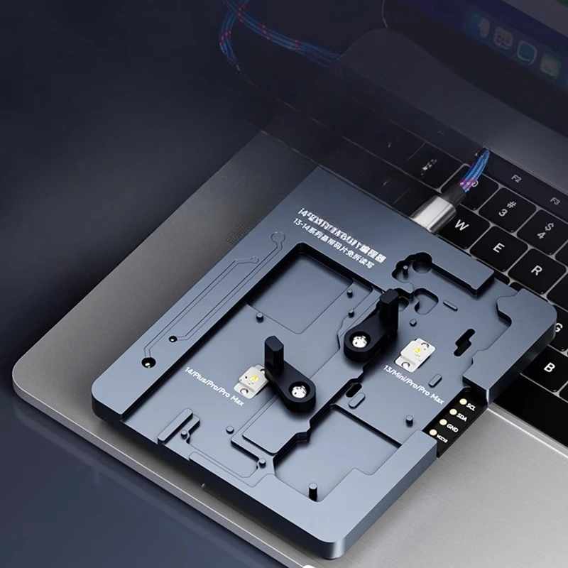 Apple 13-14 series chip test rack i4 baseband chip free disassembly read and write programmer
Apple 13-14 series chip test rack i4 baseband chip free disassembly read and write programmer