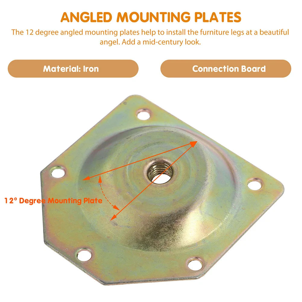 Table Leg Connecting Piece Furniture Mounting Plates Feet Connector Connectors Fold for Iron Attachment
Table Leg Connecting Piece Furniture Mounting Plates Feet Connector Connectors Fold for Iron Attachment