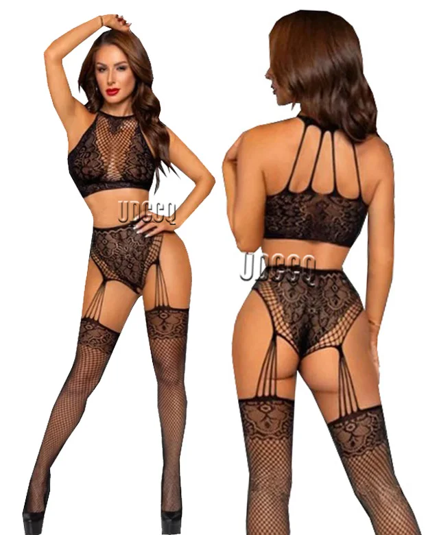 sexy underwear women erotic Bodystockings plus size lingerie Babydoll Underwear Chemises Bodysuits Garter suit vest+stocking
sexy underwear women erotic Bodystockings plus size lingerie Babydoll Underwear Chemises Bodysuits Garter suit vest+stocking