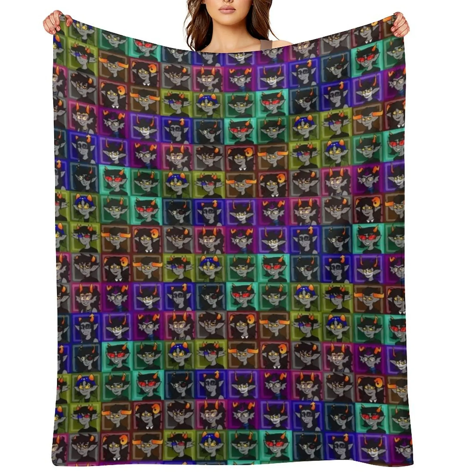 Troll Grid Throw Blanket Single decorative Decorative Sofa Plush Blankets
Troll Grid Throw Blanket Single decorative Decorative Sofa Plush Blankets