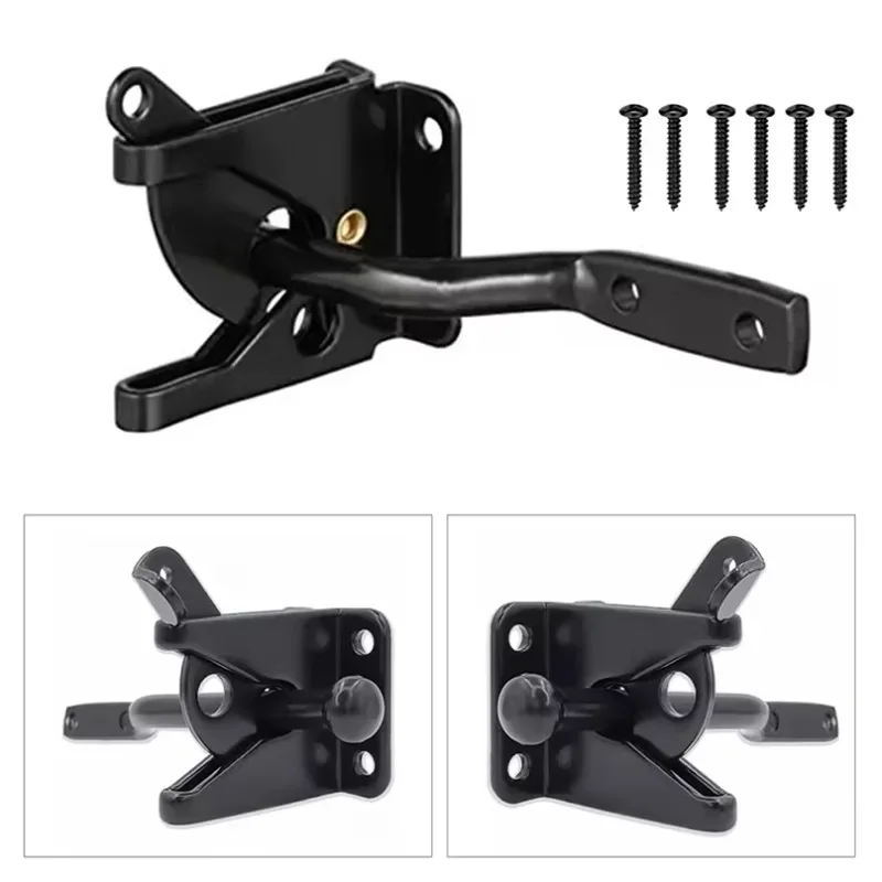 Heavy Duty Self-locking Door Latch,Carbon Steel Door Hinge Pin, Outdoor Fence Hardware Yard/Barn/Warehouse,Door Security Lock
Heavy Duty Self-locking Door Latch,Carbon Steel Door Hinge Pin, Outdoor Fence Hardware Yard/Barn/Warehouse,Door Security Lock