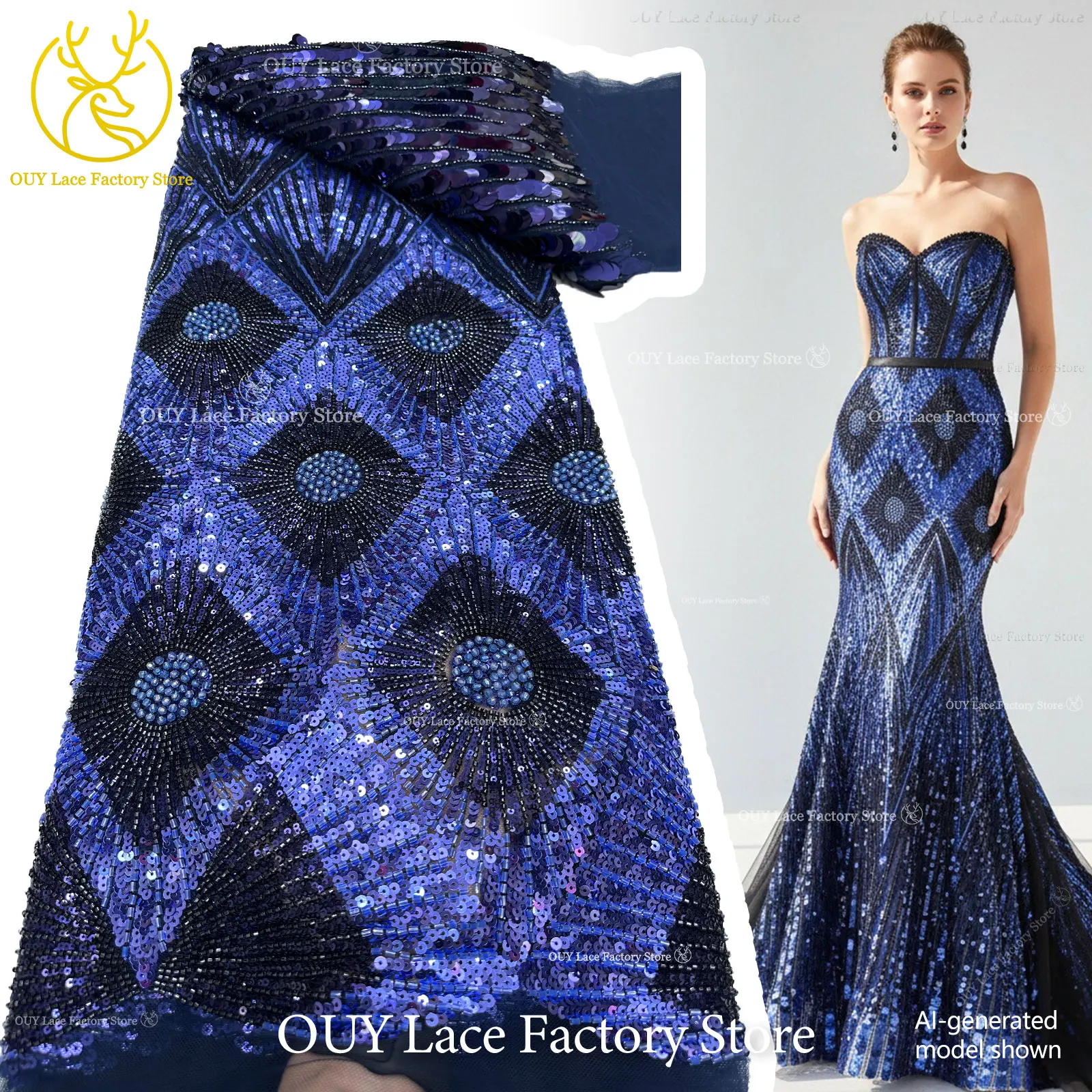 New Design African Groom Beaded Sequins Lace Fabric 2026 High Quality Nigerian Tulle Mesh Lace For Sewing Party Prom Dress
New Design African Groom Beaded Sequins Lace Fabric 2026 High Quality Nigerian Tulle Mesh Lace For Sewing Party Prom Dress