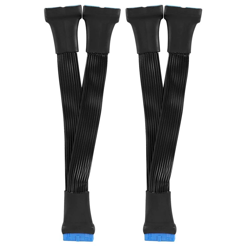 2Pcs Motherboard USB 3.0 19PIN Header 1 To 2 Extension Splitter Cable,12Cm 19Pin Internal Extension Header Adapter Cable
2Pcs Motherboard USB 3.0 19PIN Header 1 To 2 Extension Splitter Cable,12Cm 19Pin Internal Extension Header Adapter Cable