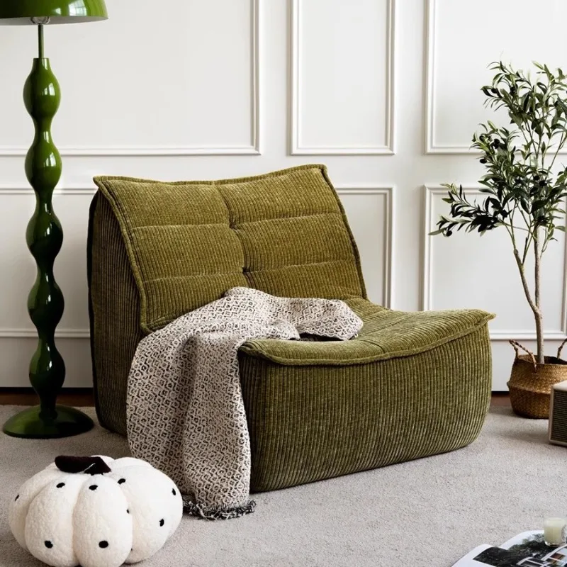 Vintage fabric corduroy leisure chair single sofa balcony sofa bedroom recliner
Vintage fabric corduroy leisure chair single sofa balcony sofa bedroom recliner