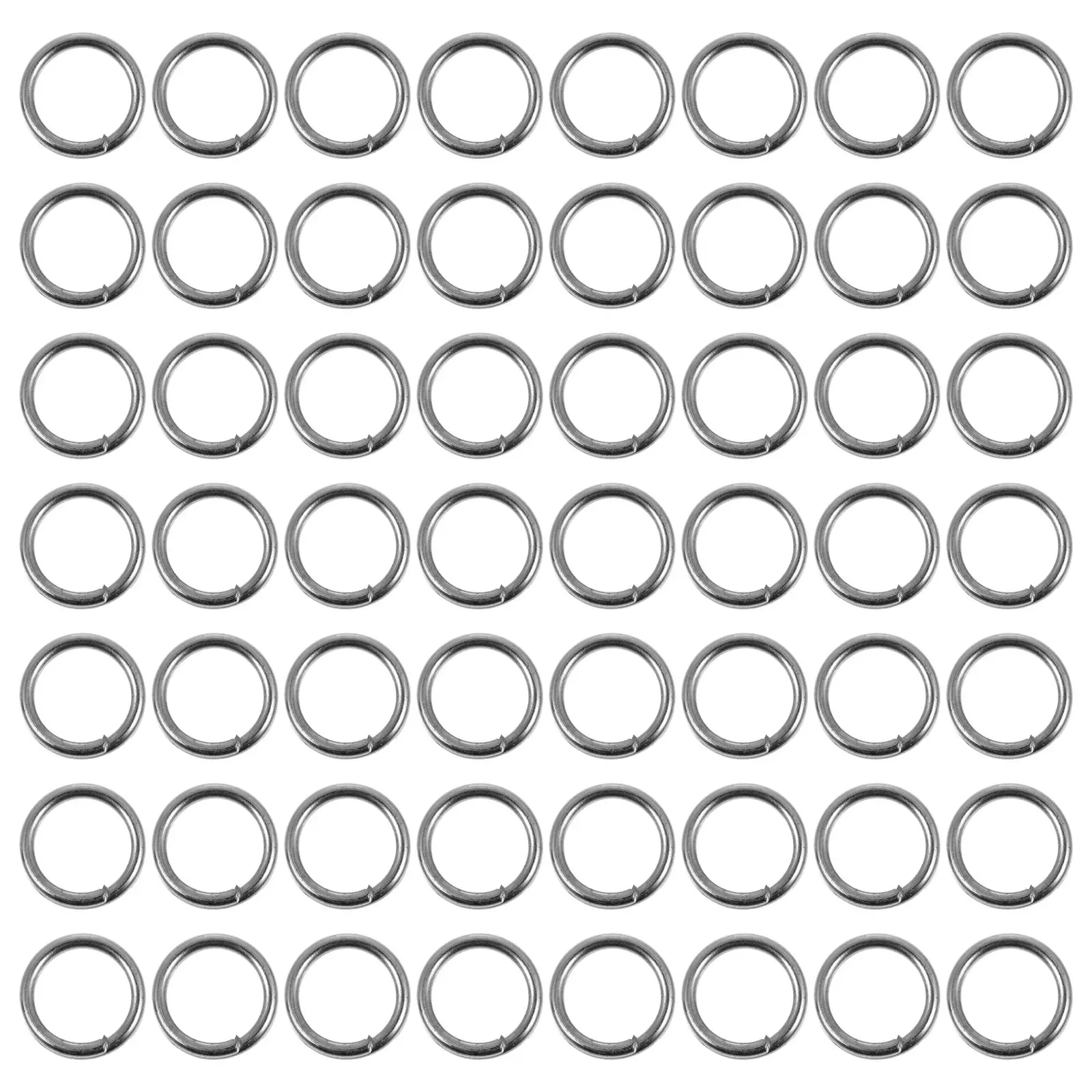 100pcs Stainless Steel Fishing Gear Turn Rings Durable Double Hole Split Rings for Bait Hook Long Term Use Various Sizes O Shape
100pcs Stainless Steel Fishing Gear Turn Rings Durable Double Hole Split Rings for Bait Hook Long Term Use Various Sizes O Shape