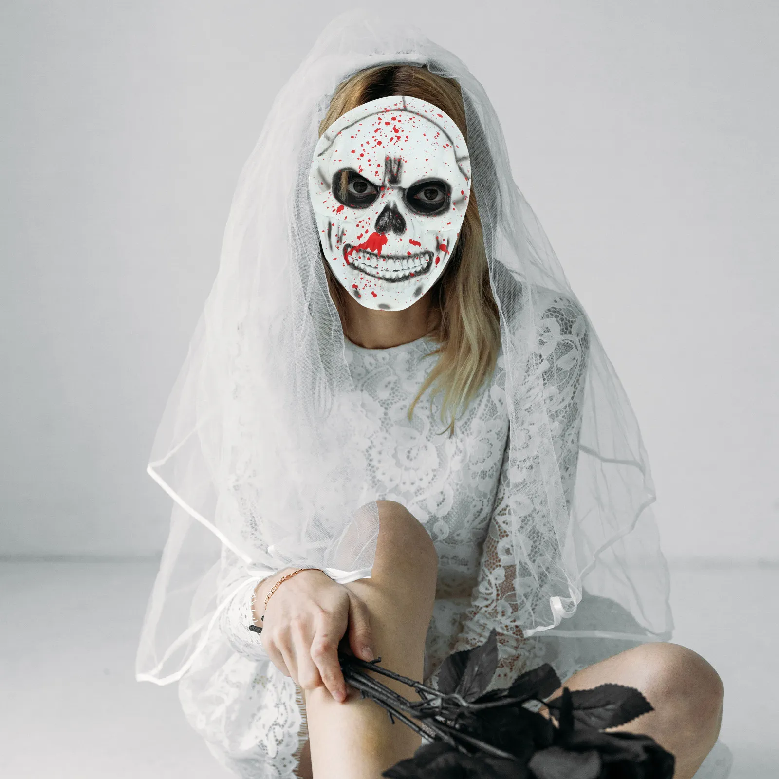 Skull Halloween Mask Blood Effect Horror Masquerade Cosplay Scary Party Face Mask for Halloween Costume
Skull Halloween Mask Blood Effect Horror Masquerade Cosplay Scary Party Face Mask for Halloween Costume