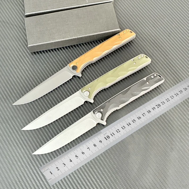 Русский складной нож для кемпинга, портативный нож с рукояткой G10, карманный нож для активного отдыха.
Русский складной нож для кемпинга, портативный нож с рукояткой G10, карманный нож для активного отдыха.