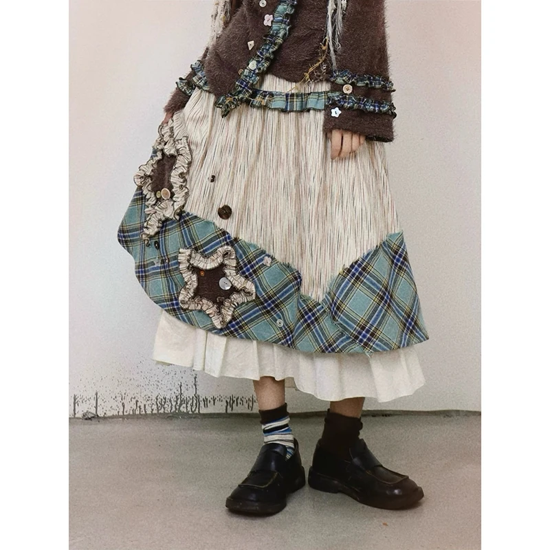 MEXZT винтажная клетчатая юбка-миди женская Y2K Harajuku лоскутные юбки зимняя уличная японская эстетичная повседневная трапециевидная юбка Faldas новая
MEXZT винтажная клетчатая юбка-миди женская Y2K Harajuku лоскутные юбки зимняя уличная японская эстетичная повседневная трапециевидная юбка Faldas новая