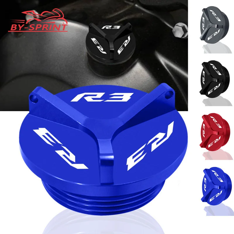 R3 Aluminum Engine Plug Cap Oil Filter Protection Cover For YZF-R3 YZF R3 2015-2023 2022 2021 2020 Motorcycle accessories
R3 Aluminum Engine Plug Cap Oil Filter Protection Cover For YZF-R3 YZF R3 2015-2023 2022 2021 2020 Motorcycle accessories