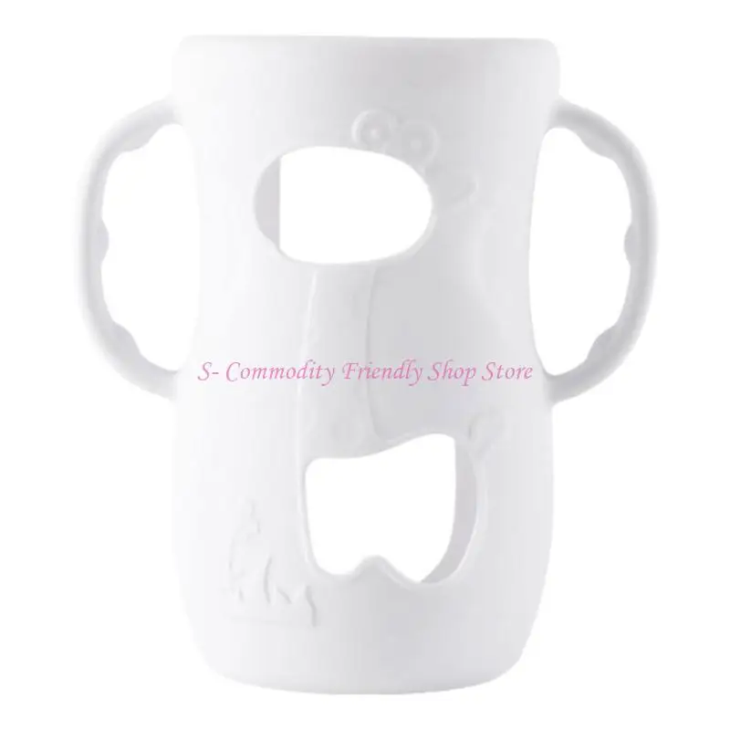 85AE Feeding Training Handle Baby Bottle Hand Grip Holder Sleeve Hand Shank Case Cover for Glass Bottle
85AE Feeding Training Handle Baby Bottle Hand Grip Holder Sleeve Hand Shank Case Cover for Glass Bottle