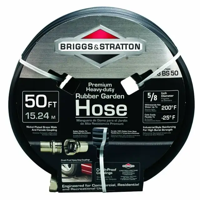 Садовый шланг Briggs & Stratton размером 0,625 x 50 футов для тяжелых условий эксплуатации
Садовый шланг Briggs & Stratton размером 0,625 x 50 футов для тяжелых условий эксплуатации
