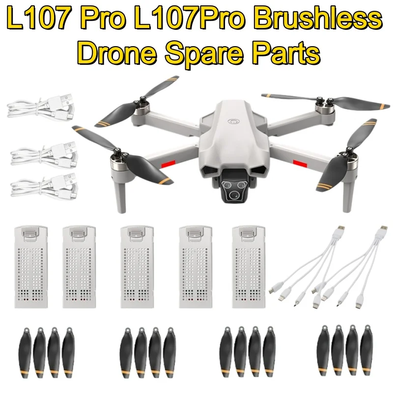 L107 Pro L107Pro Drone Parts Battery 3.7V 2000mAh Propeller Blades 4-in-1 Line USB Line Accessories For L107 Pro L107Pro Drone
L107 Pro L107Pro Drone Parts Battery 3.7V 2000mAh Propeller Blades 4-in-1 Line USB Line Accessories For L107 Pro L107Pro Drone
