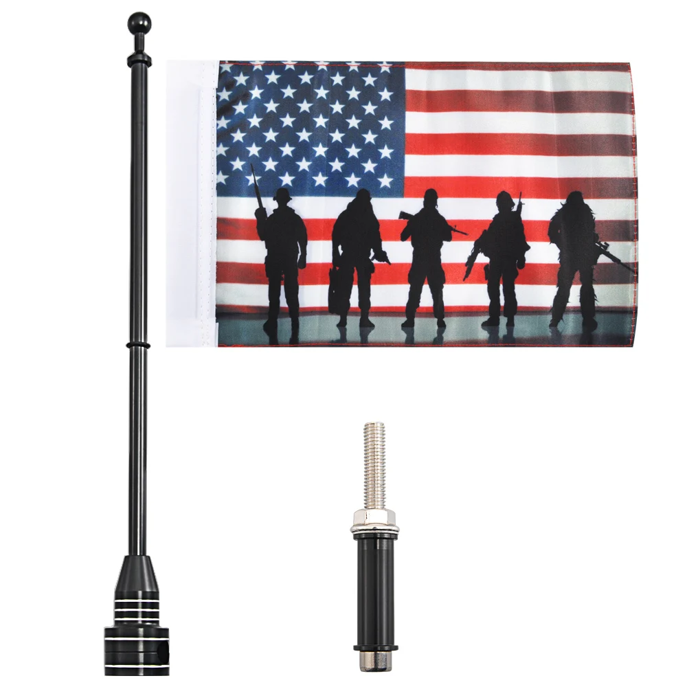 Motocycle Flag Pole Side Mount Luggage Rack Antenna Vertical Decorate Accessories Fits For Harley-Davidson with 8mm Bolt Hole
Motocycle Flag Pole Side Mount Luggage Rack Antenna Vertical Decorate Accessories Fits For Harley-Davidson with 8mm Bolt Hole