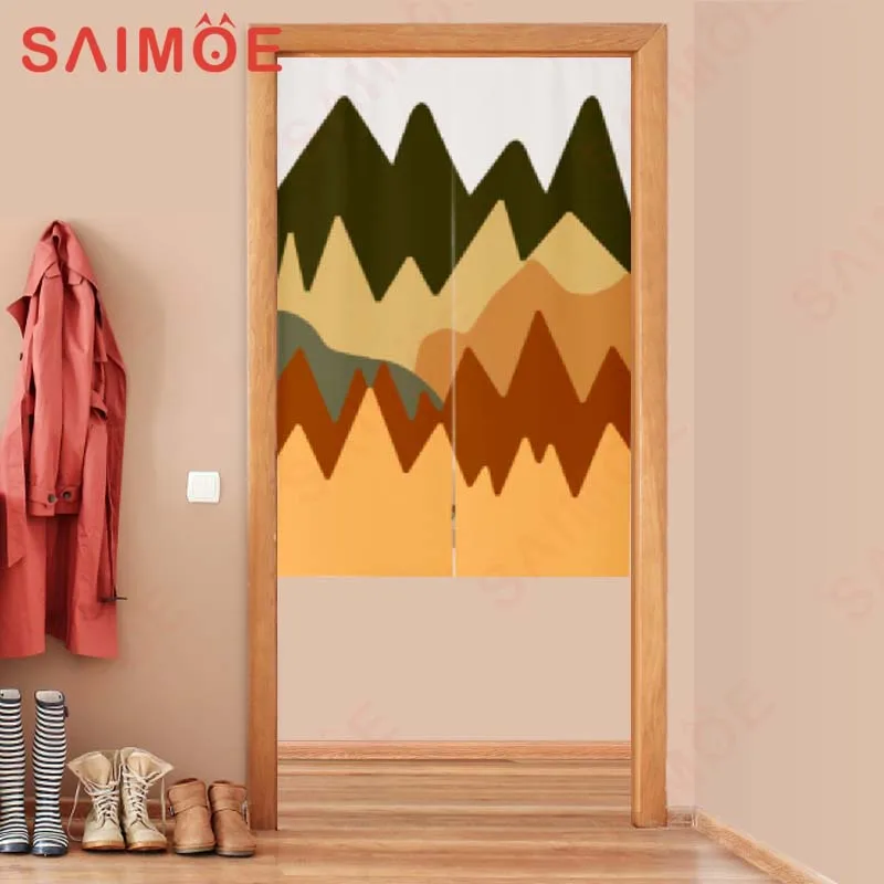 Nordic Landscape Painted Doorway Curtains for Kitchen Cafe Decor Short Hanging Half Curtain Home Entrance Noren Door Curtains
Nordic Landscape Painted Doorway Curtains for Kitchen Cafe Decor Short Hanging Half Curtain Home Entrance Noren Door Curtains