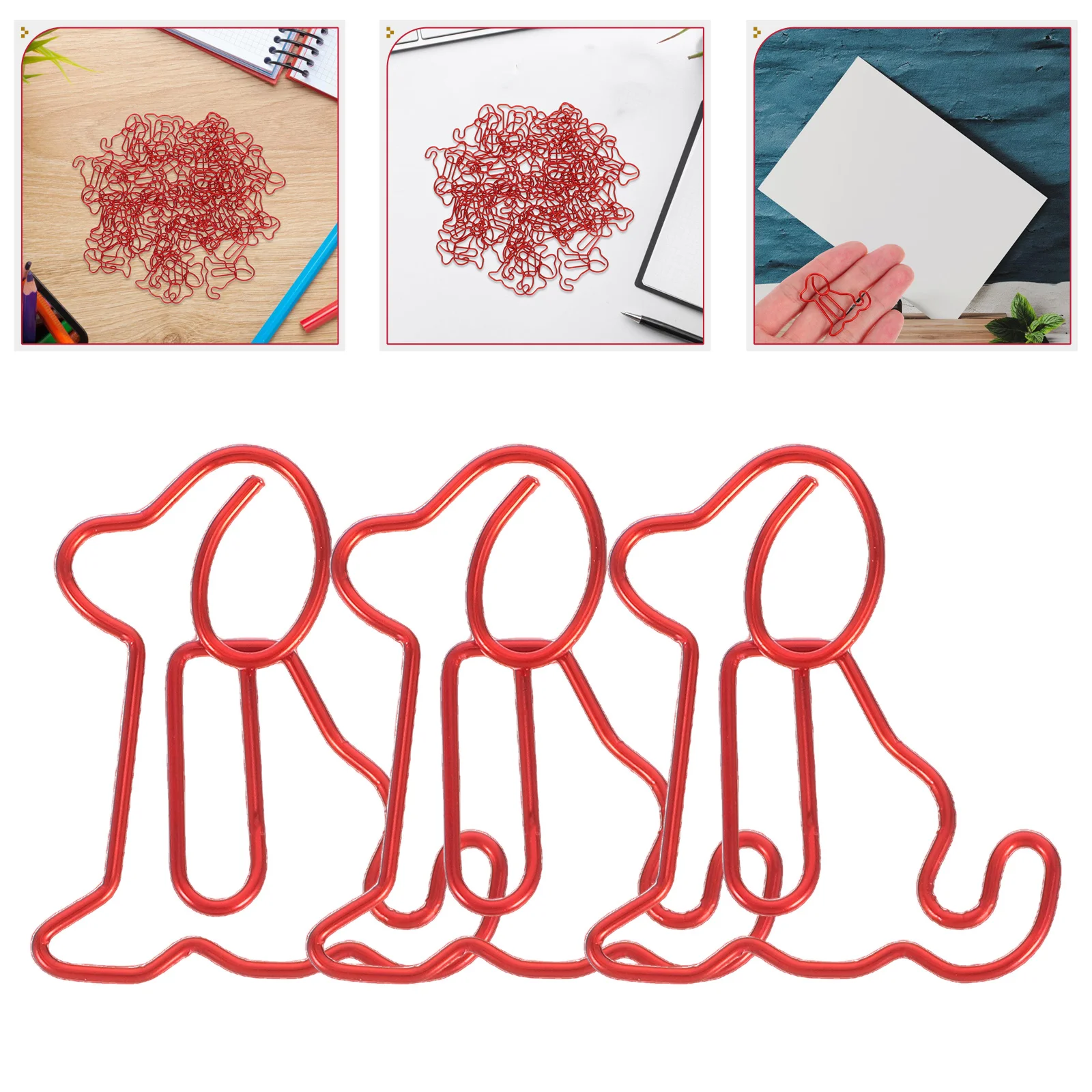 50 Pcs Dog Paper Clips Cute Paperclip Novelty Supplies Animal Shaped Office Bookmark 
50 Pcs Dog Paper Clips Cute Paperclip Novelty Supplies Animal Shaped Office Bookmark
