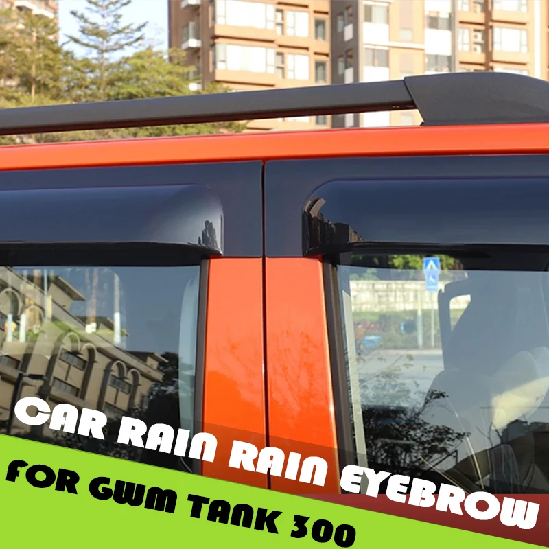 Car Rain Rain Eyebrow Fit for GWM Tank 300 Modified Window Rain Proof Exterior Decoration Thickened Car Exterior Upgrade Parts
Car Rain Rain Eyebrow Fit for GWM Tank 300 Modified Window Rain Proof Exterior Decoration Thickened Car Exterior Upgrade Parts
