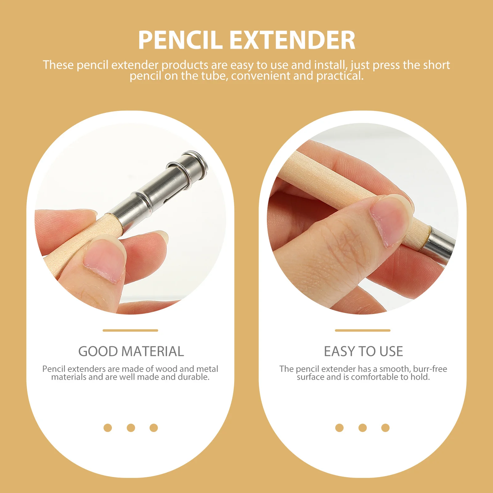 12Pcs Pencil Extenders Reliable Portable Lengtheners for Short Pencils Ideal for Students Artists and Office Workers
12Pcs Pencil Extenders Reliable Portable Lengtheners for Short Pencils Ideal for Students Artists and Office Workers