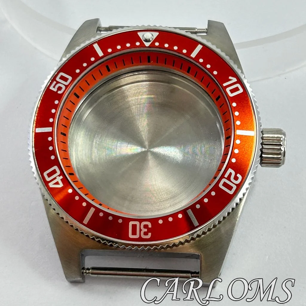TOP 40mm NH34 NH35 NH36 4R35 4R36 NH70 NH72 Movement Silver Steel Watch Case Orange Ring Bezel
TOP 40mm NH34 NH35 NH36 4R35 4R36 NH70 NH72 Movement Silver Steel Watch Case Orange Ring Bezel