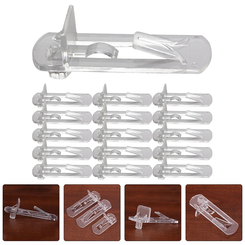 30 Pcs Furniture Partition Bracket Brackets for Kitchen Cabinet Shelf Clips Self-locking Pegs Support Plastic Pin Wood Shelving
30 Pcs Furniture Partition Bracket Brackets for Kitchen Cabinet Shelf Clips Self-locking Pegs Support Plastic Pin Wood Shelving