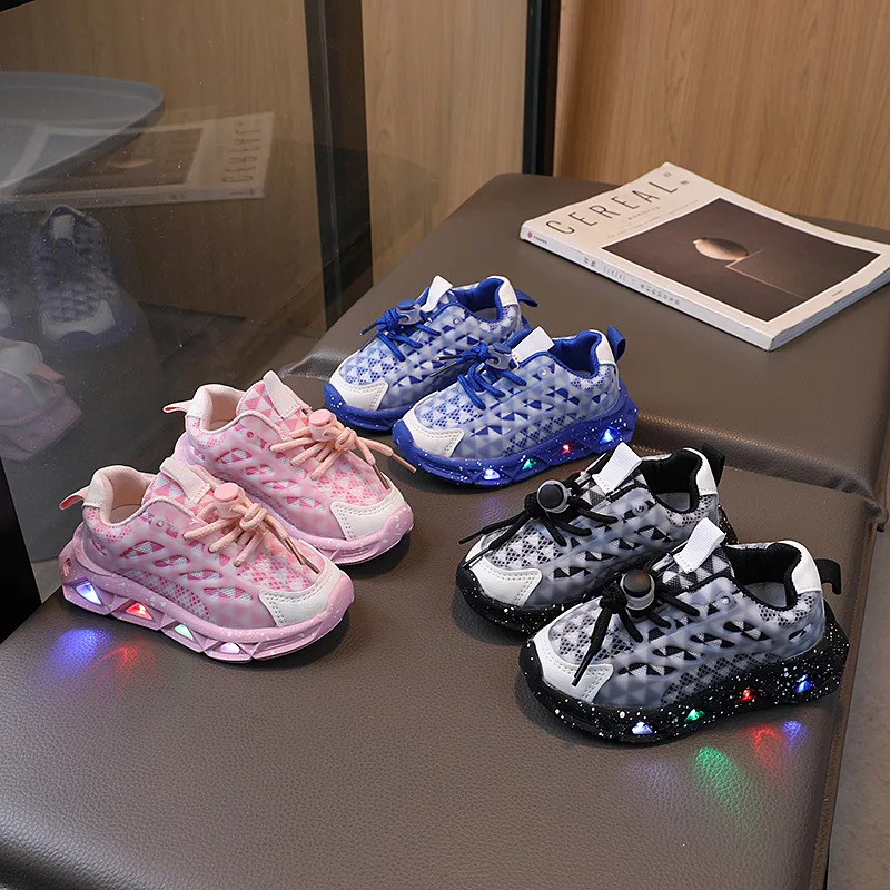 2024 Zapatillas Spring New Children Shoes Designer Fashion Soft Soled Luminous Sports Shoes Outdoor Daily Versatile Casual Shoes
2024 Zapatillas Spring New Children Shoes Designer Fashion Soft Soled Luminous Sports Shoes Outdoor Daily Versatile Casual Shoes