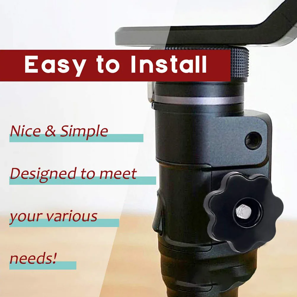 12Pcs Plum Blossom Shape Thread Clamping Screw Knob Ergonomic Hand Grip Durable for Mechanical and Industrial Use
12Pcs Plum Blossom Shape Thread Clamping Screw Knob Ergonomic Hand Grip Durable for Mechanical and Industrial Use